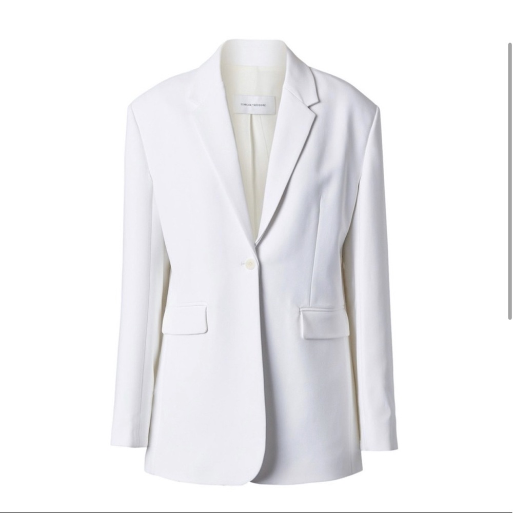 Scanlan Theodore white blazer size 2